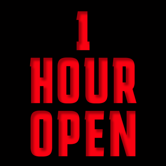 1 HOUR Open
